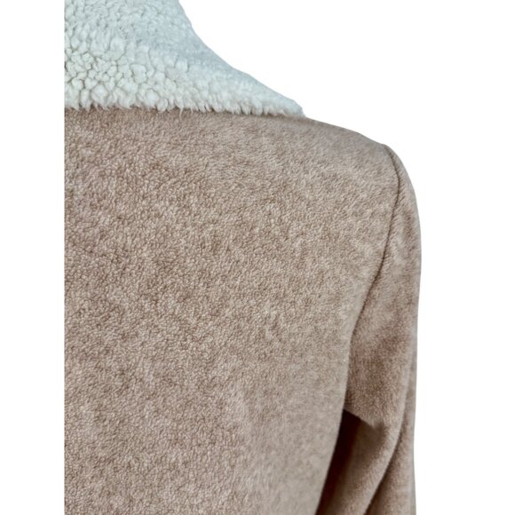 Jaclyn Intimates Shearling Trim Open Front Cozy Cardigan • Loungewear Soft Girl - Picture 14 of 16